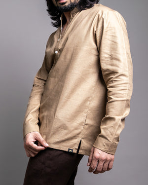 The Ochre Tan Short Kurta