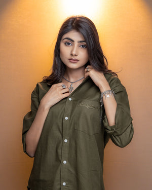 The Moss Olive Shirt