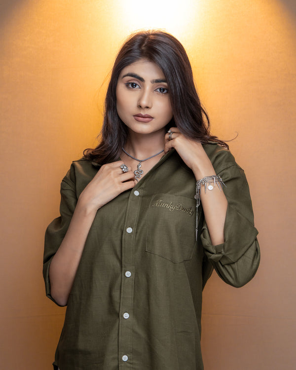 The Moss Olive Shirt