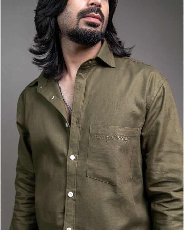 The Moss Olive Shirt
