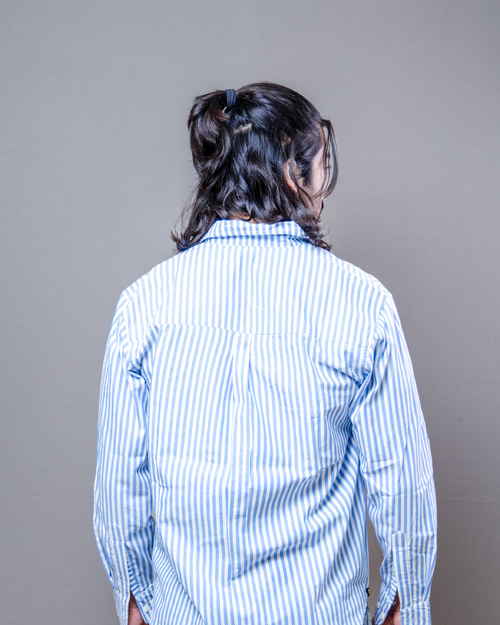 Blue Ocean Script Checkered Shirt