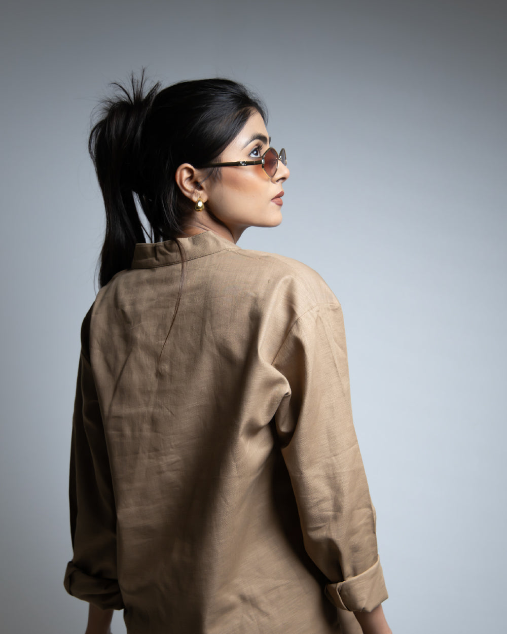 The Ochre Tan Short Kurta