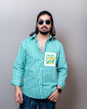 Salty Lemon Checkered Shirt