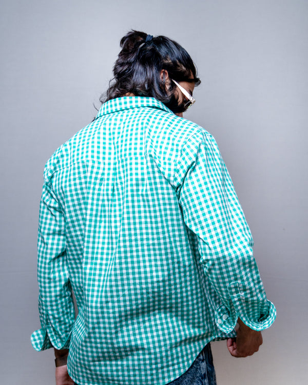 Salty Lemon Checkered Shirt