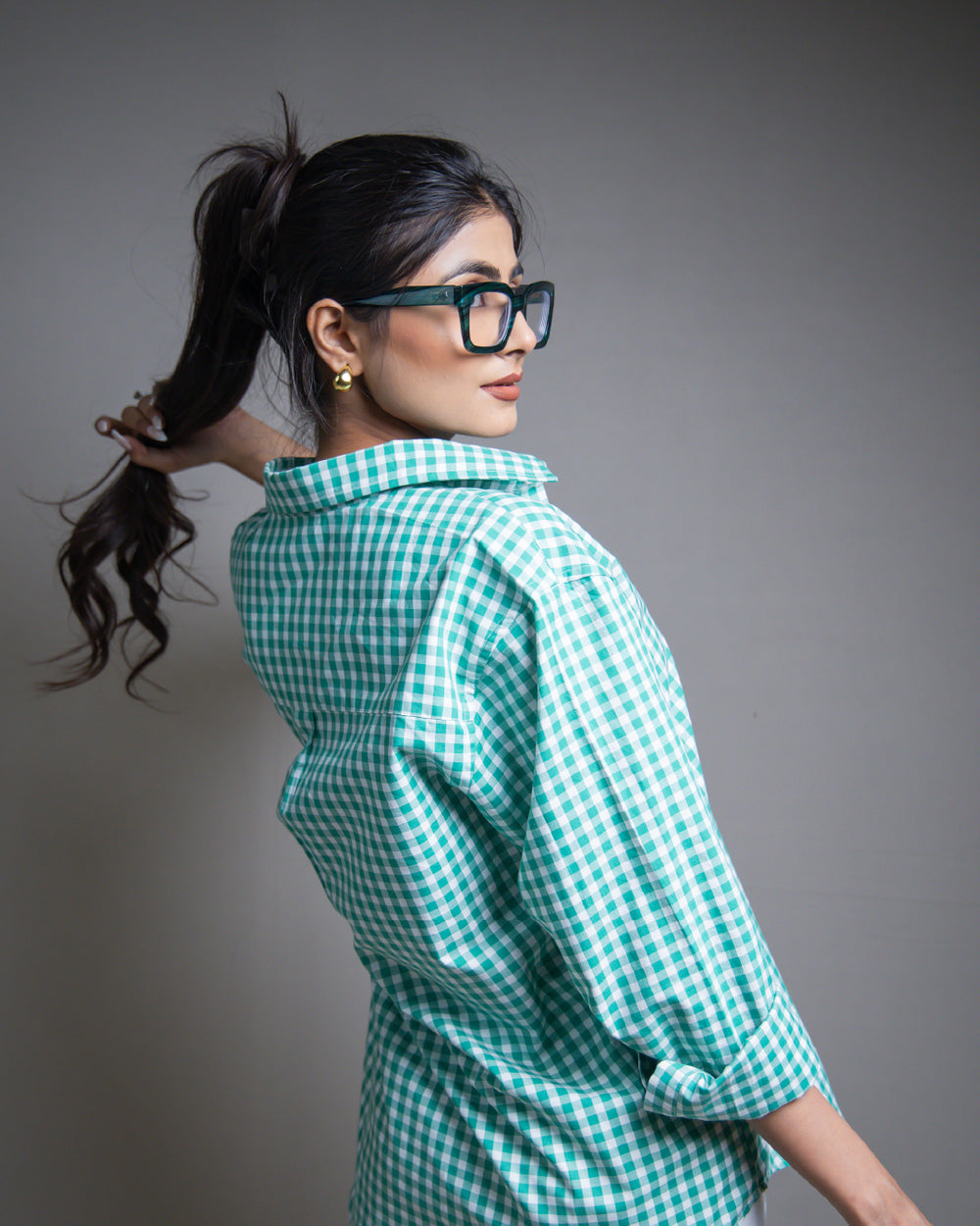 Salty Lemon Checkered Shirt