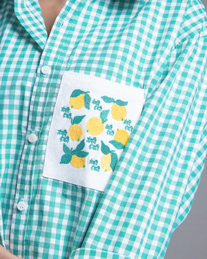 Salty Lemon Checkered Shirt