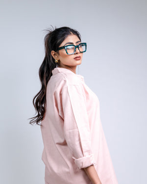 The Lotus Pale Pink Short Kurta