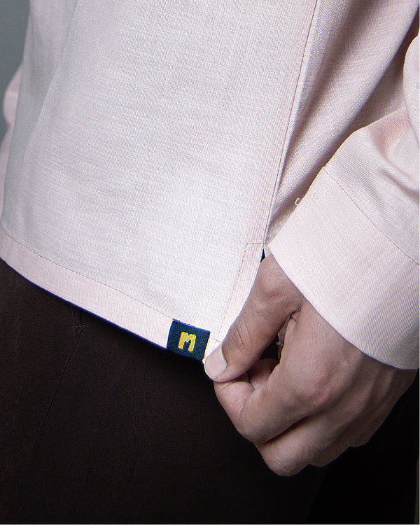 The Lotus Pale Pink Short Kurta