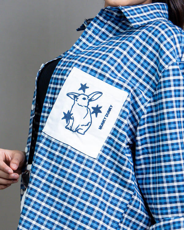 Starlight Rabbit Checkered Shirt