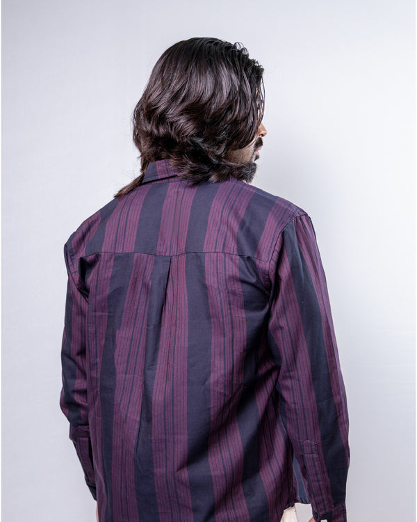 Midnight Drift Checkered Shirt