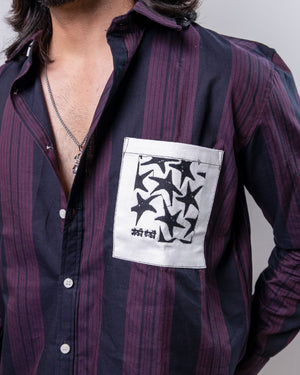Midnight Drift Checkered Shirt