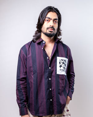 Midnight Drift Checkered Shirt