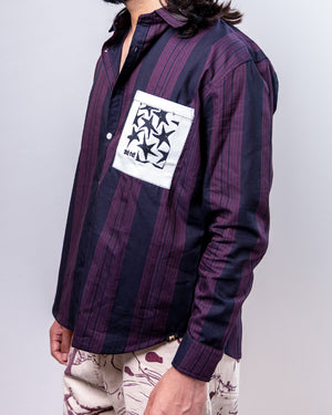 Midnight Drift Checkered Shirt