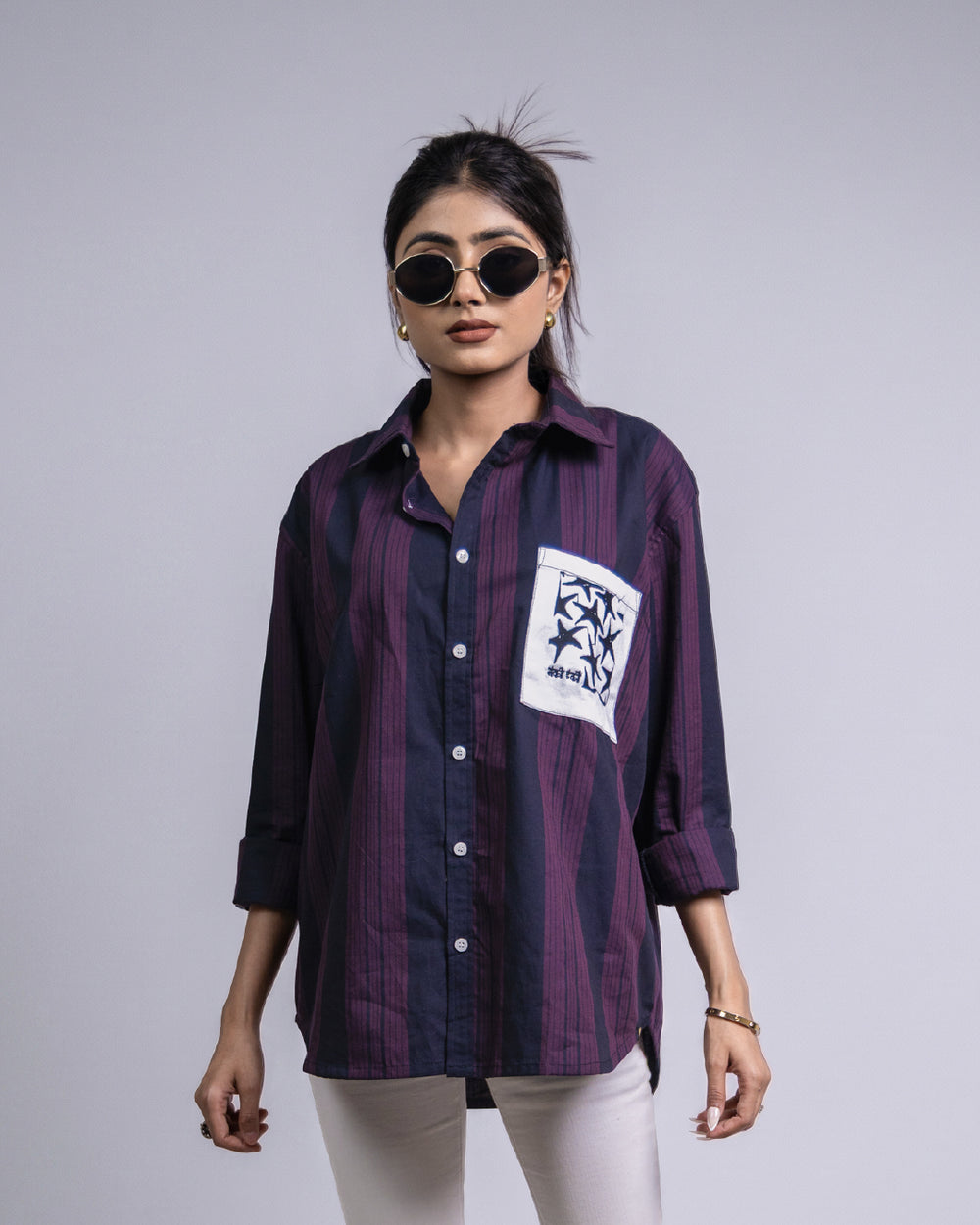 Midnight Drift Checkered Shirt