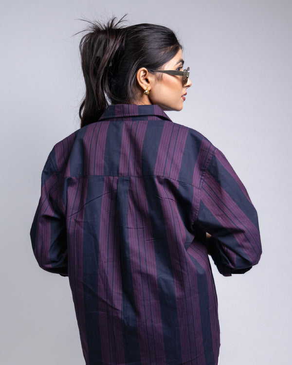 Midnight Drift Checkered Shirt