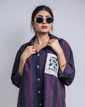 Midnight Drift Checkered Shirt