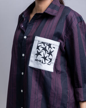Midnight Drift Checkered Shirt