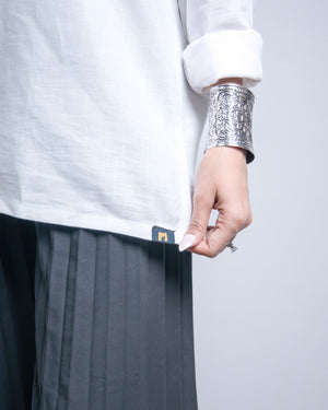 The Ivory White Short Kurta