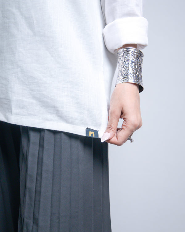 The Ivory White Short Kurta