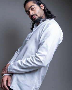 The Ivory White Short Kurta